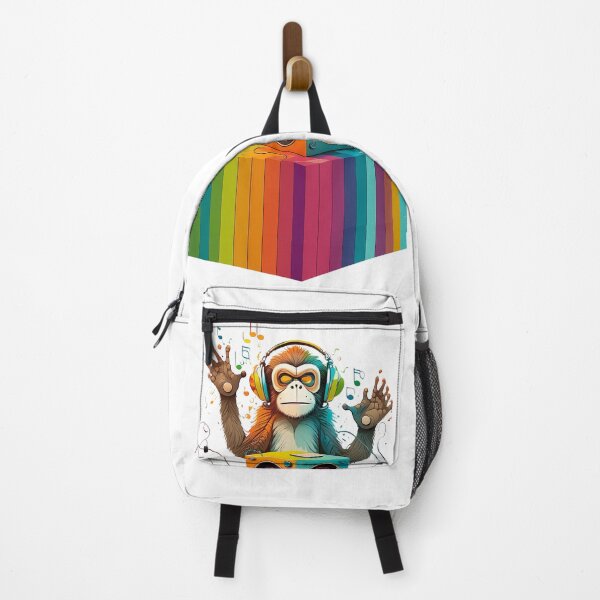 Item preview, Crazy Monkey Lisening to Music Coloring as Firefly designed and sold by VenusArt06.