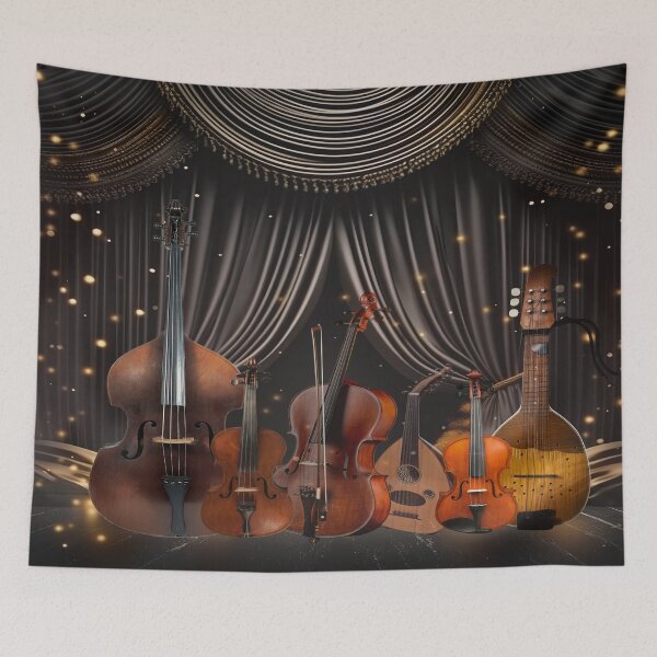 Item preview, A String Instrument Holiday designed and sold by BrightrDayMusicArt.