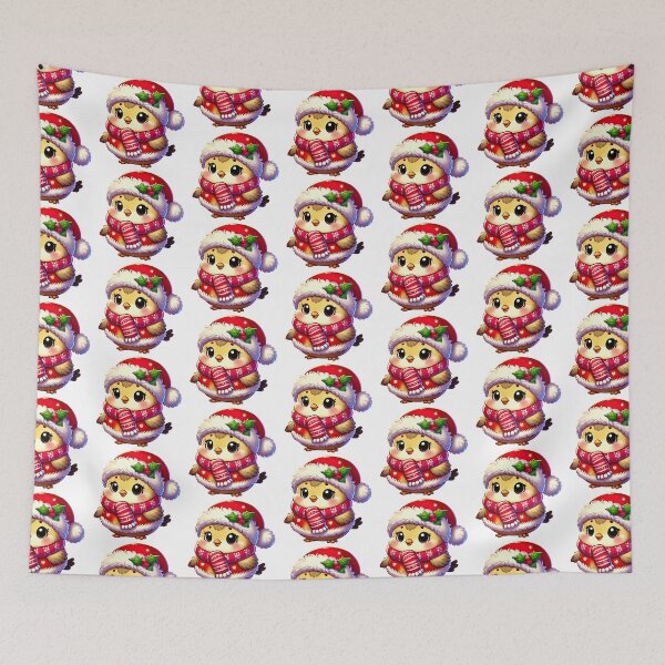 Item preview, Adorable Christmas Bird in Festive Outfit designed and sold by Chokhdi289shop.