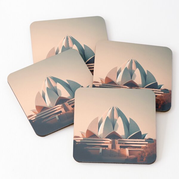 Item preview, Lotus Temple Minimalism Art Style designed and sold by artofuniverse.