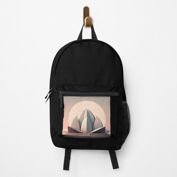 Item preview, Lotus Temple Minimalism Art Style designed and sold by artofuniverse.