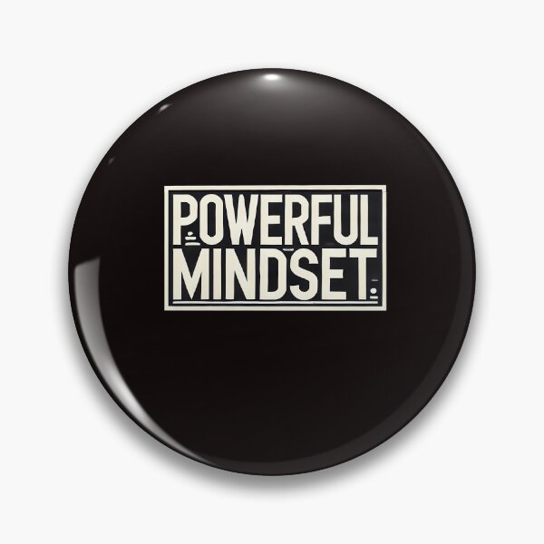 Item preview, Motivational Saying, Powerful Mindset designed and sold by Logiamerch.