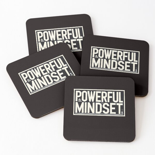 Item preview, Motivational Saying, Powerful Mindset designed and sold by Logiamerch.