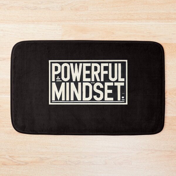 Item preview, Motivational Saying, Powerful Mindset designed and sold by Logiamerch.