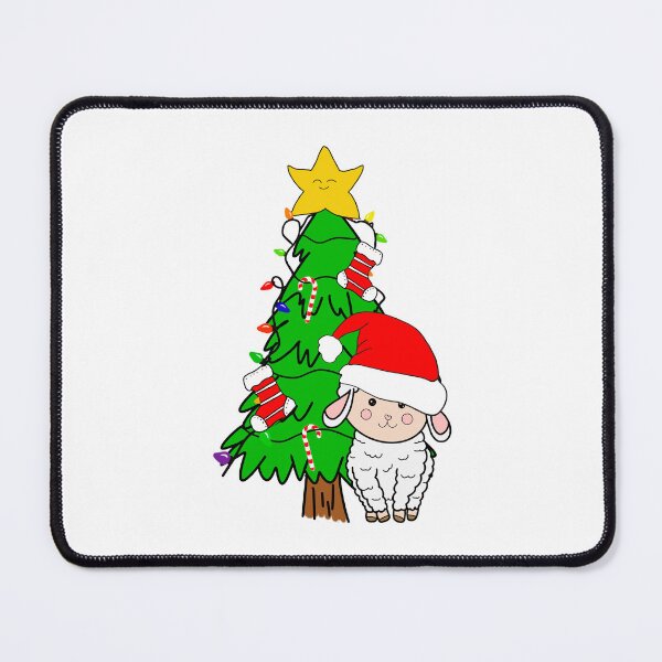 Item preview, Littlw sheep and the Christmas tree designed and sold by Krissys-Art.