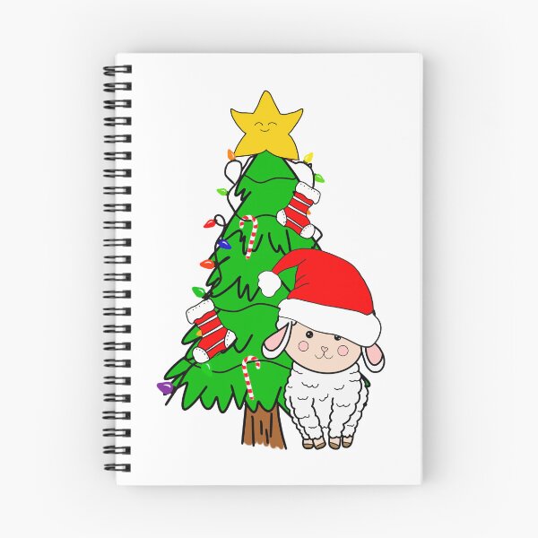 Item preview, Littlw sheep and the Christmas tree designed and sold by Krissys-Art.