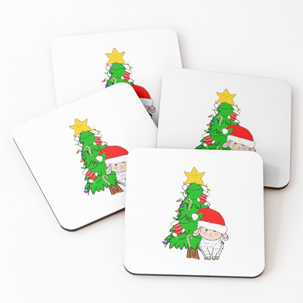 Item preview, Littlw sheep and the Christmas tree designed and sold by Krissys-Art.