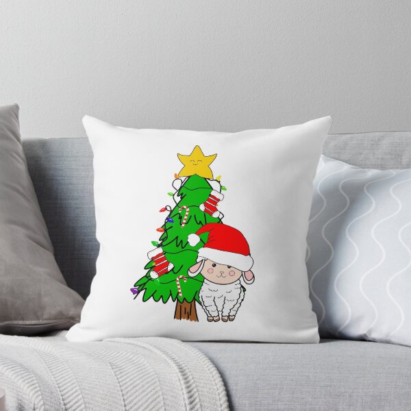Item preview, Littlw sheep and the Christmas tree designed and sold by Krissys-Art.
