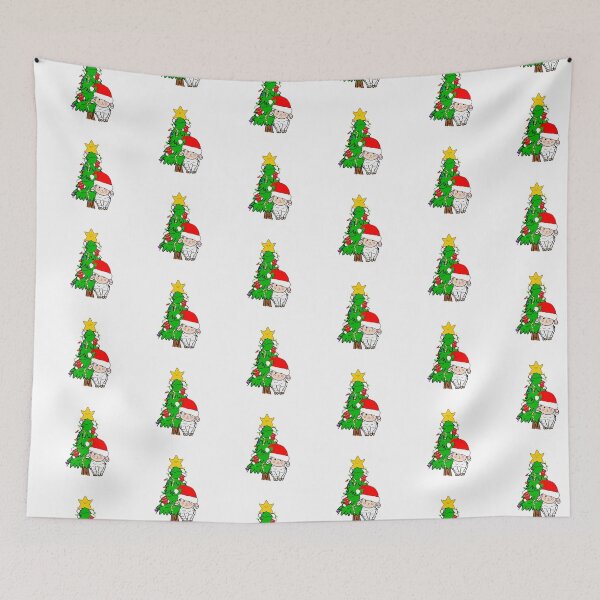 Item preview, Littlw sheep and the Christmas tree designed and sold by Krissys-Art.
