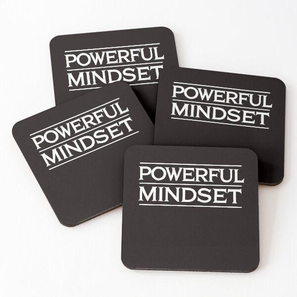 Item preview, Motivational Saying, Powerful Mindset designed and sold by Logiamerch.