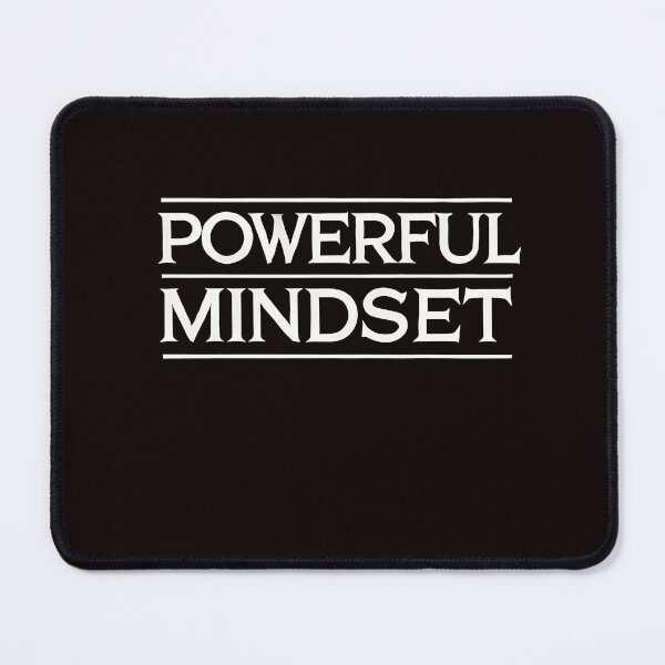Item preview, Motivational Saying, Powerful Mindset designed and sold by Logiamerch.