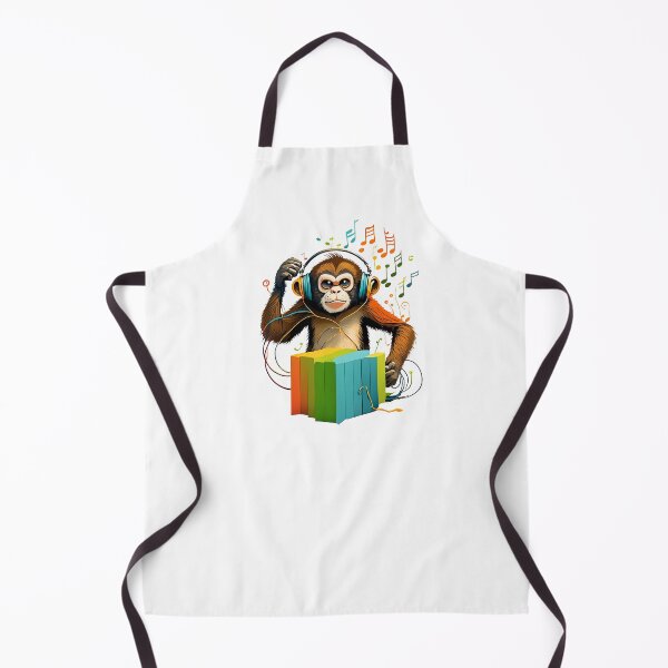 Item preview, Coloring Crazy Monkey Lisening to Music designed and sold by VenusArt06.