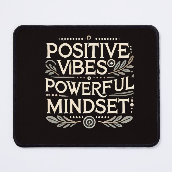 Item preview, Motivational Saying, Powerful Mindset designed and sold by Logiamerch.