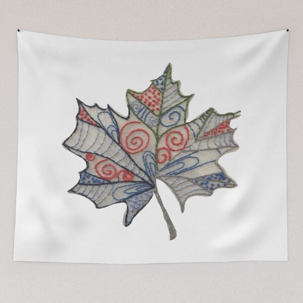 Item preview, embroidery leaf designed and sold by Moira-Smith.