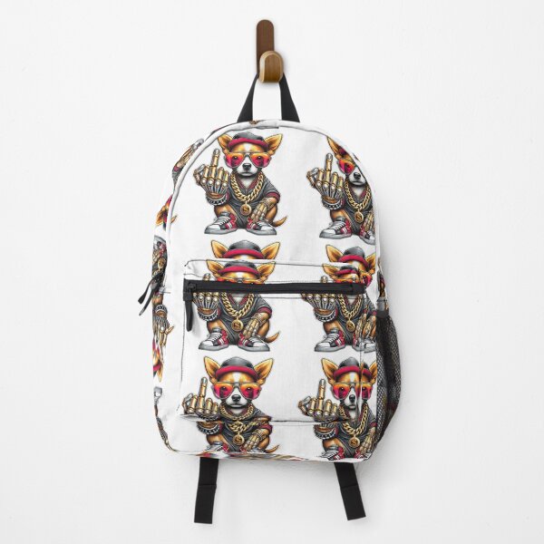 Item preview, Chihuahua dog, middle finger, stylish gold silver super, colorful designed and sold by Dan9010.