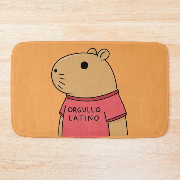 Item preview, Capybara Orgullo Latino designed and sold by byebyesally.