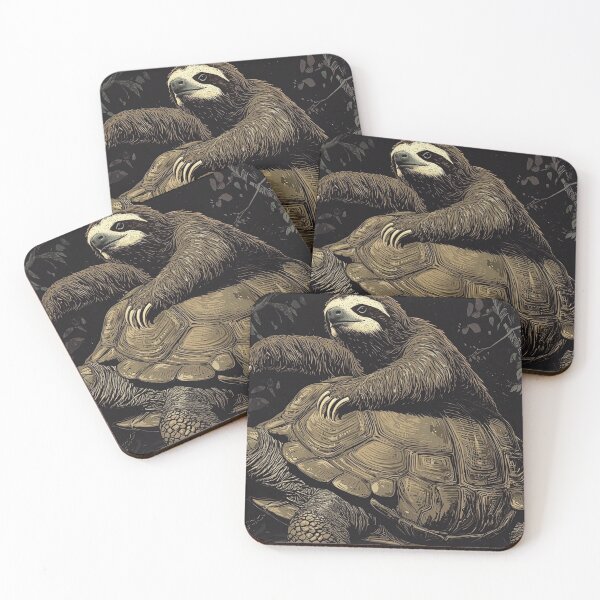 Item preview, Sloth Riding Tortoise designed and sold by HardysHouse.