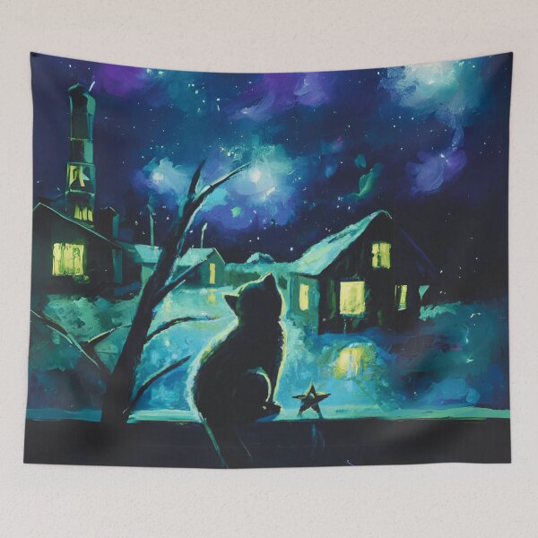 Item preview, What a cat saw from the aurora? designed and sold by MerryCrown.