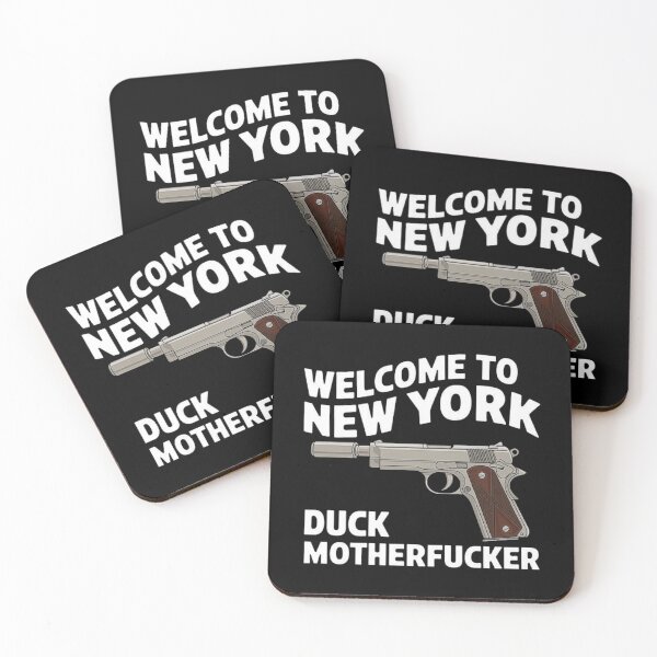 Item preview, New York Humor Design - Duck Motherfucker with Gun Art designed and sold by love3617.