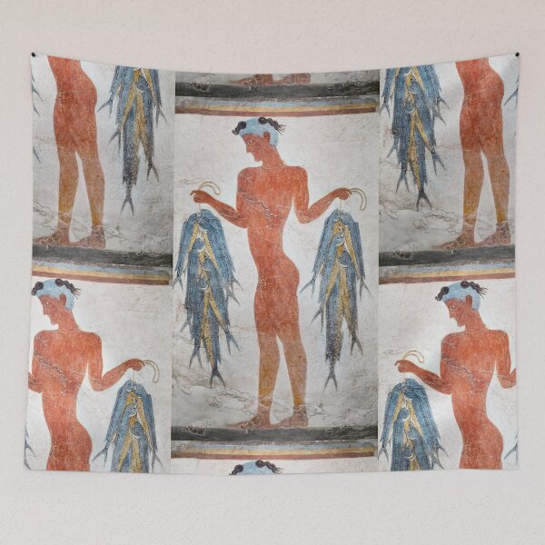 Item preview, Fisherman Fresco Thera designed and sold by Weston  Westmoreland.