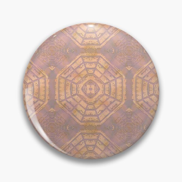 Item preview, Chinese Medallion V3 - Warm peach designed and sold by Carina Parry Studios.