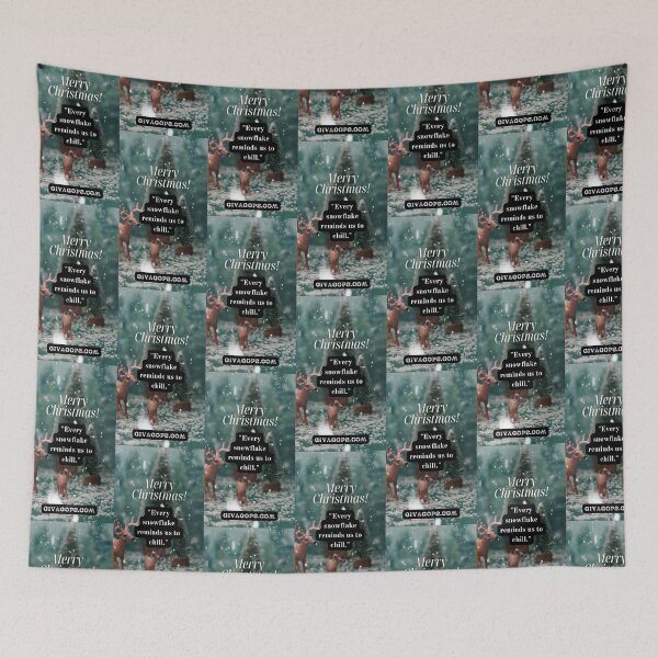 Item preview, "Every snowflake reminds us to chill." designed and sold by CUTESTUFFnow.