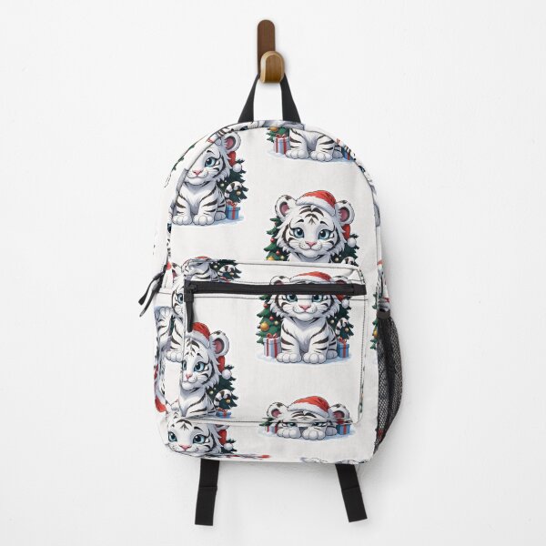 Item preview, Christmas Cartoon White Tiger designed and sold by Krieghorn.