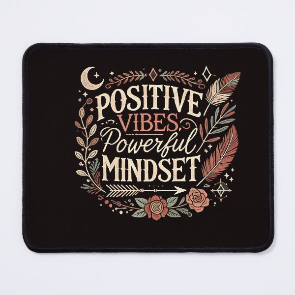 Item preview,  Motivational Saying, Powerful Mindset designed and sold by Logiamerch.