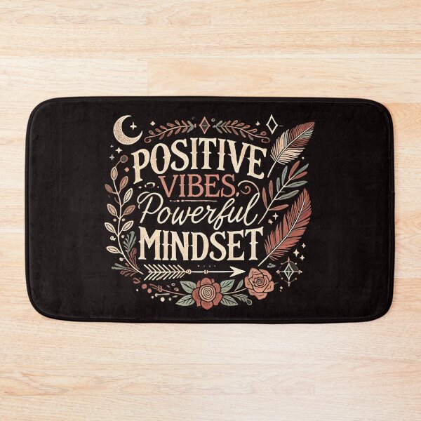 Item preview,  Motivational Saying, Powerful Mindset designed and sold by Logiamerch.