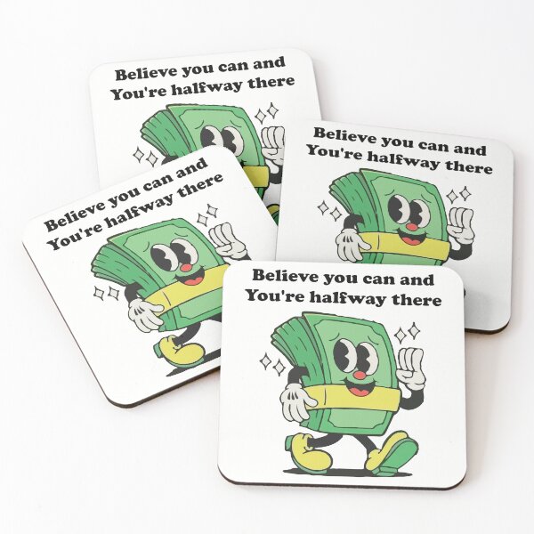Item preview,  Believe You Can Motivational Money Cartoon designed and sold by -DEEWOLF-.