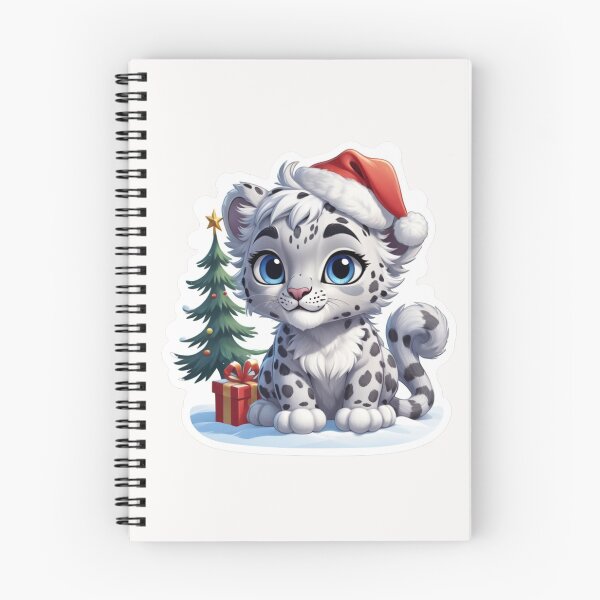 Item preview, Christmas Cartoon Snow Leopard designed and sold by Krieghorn.