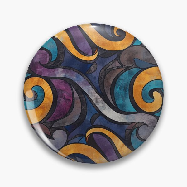 Item preview, New Zealand Māori Paua Pattern Koru Design 260 designed and sold by GrinGalore.