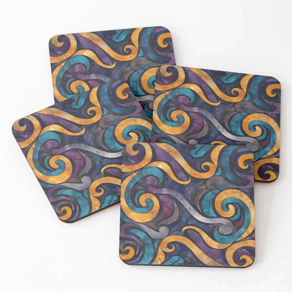 Item preview, New Zealand Māori Paua Pattern Koru Design 260 designed and sold by GrinGalore.