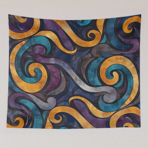 Item preview, New Zealand Māori Paua Pattern Koru Design 260 designed and sold by GrinGalore.