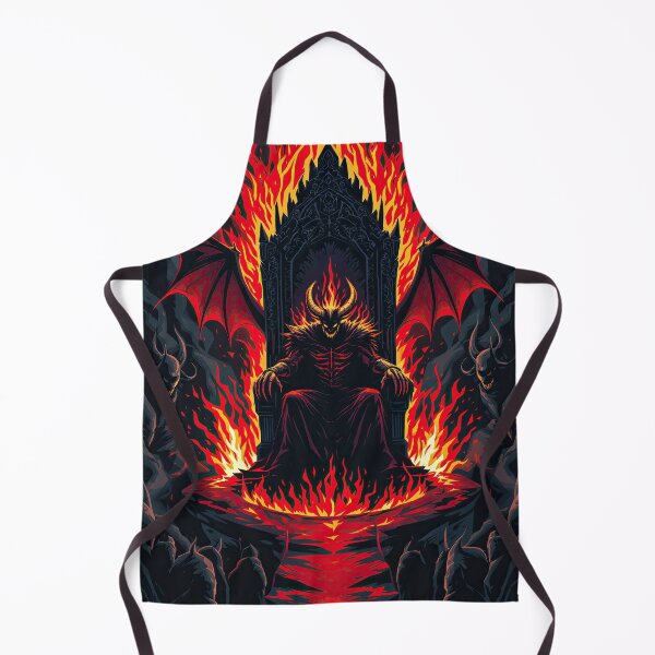 Item preview, Demonic Figure on Fiery Throne designed and sold by artwaves.