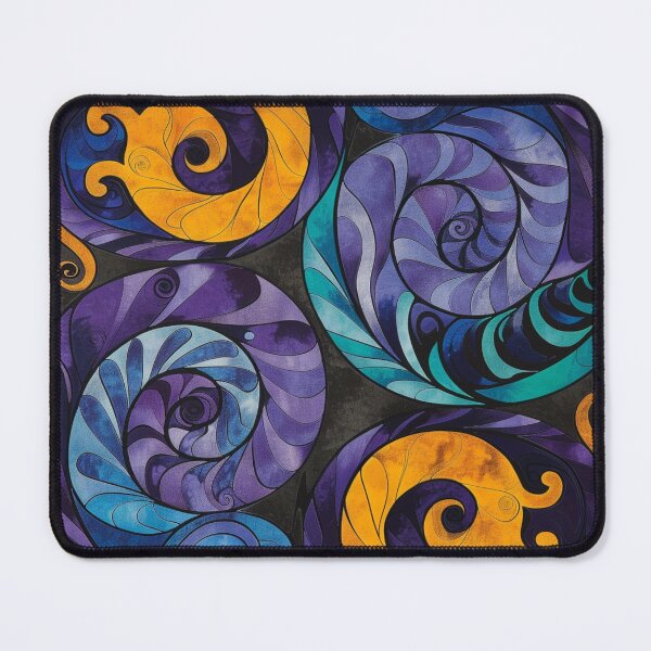 Item preview, New Zealand Māori Paua Pattern Koru Design 261 designed and sold by GrinGalore.