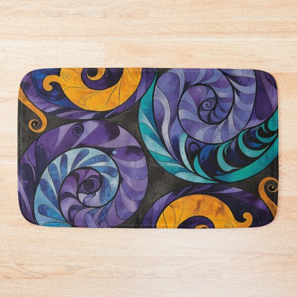 Item preview, New Zealand Māori Paua Pattern Koru Design 261 designed and sold by GrinGalore.