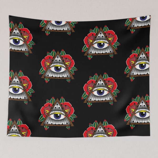 Item preview, The all-seeing eye old school designed and sold by Rafael Franklin.