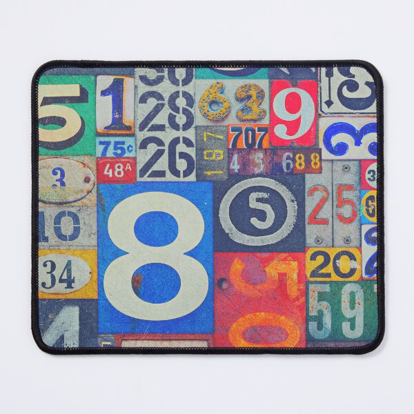 Item preview, Industrial Styled Vintage Numbers Retro Typography designed and sold by H G  Designs.