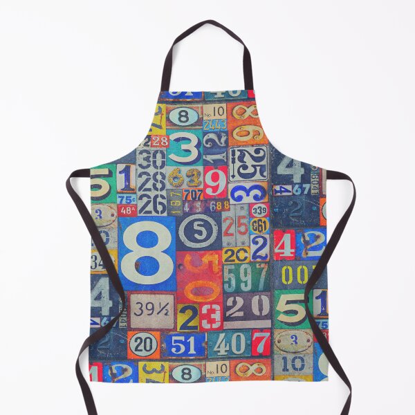 Item preview, Industrial Styled Vintage Numbers Retro Typography designed and sold by H G Designs.