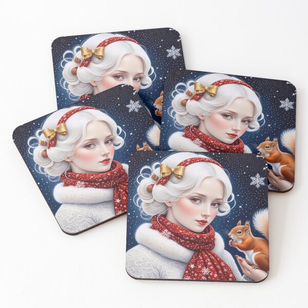 Item preview, Christmas with a Squirrel designed and sold by M-Y-A-R-T-.
