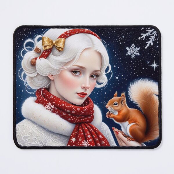 Item preview, Christmas with a Squirrel designed and sold by M-Y-A-R-T-.