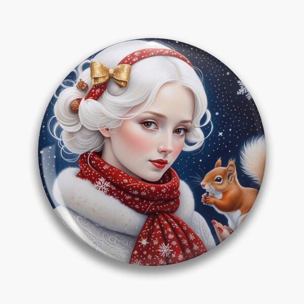 Item preview, Christmas with a Squirrel designed and sold by m-y-A-I-A-R-T-.
