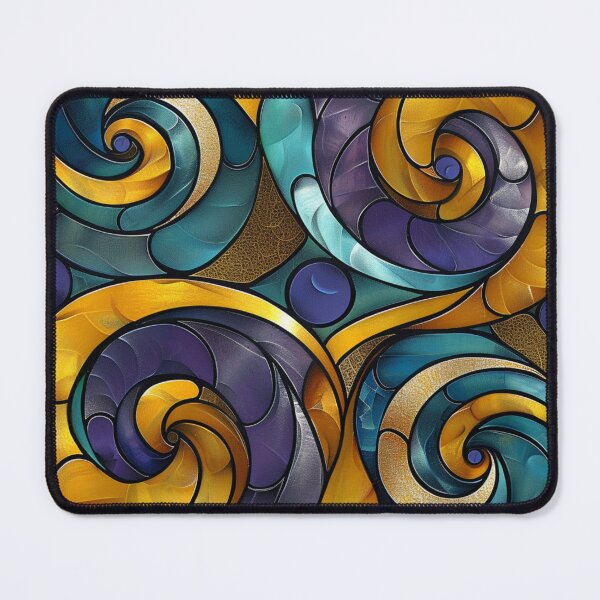 Item preview, New Zealand Māori Paua Pattern Koru Design 262 designed and sold by GrinGalore.
