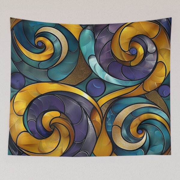 Item preview, New Zealand Māori Paua Pattern Koru Design 262 designed and sold by GrinGalore.