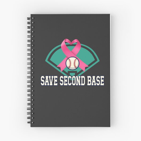 Item preview, Save second Base Baseball Player Breast Cancer Awareness  designed and sold by Colorfulman.