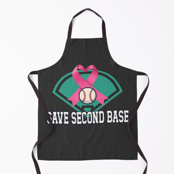 Item preview, Save second Base Baseball Player Breast Cancer Awareness designed and sold by Colorfulman.