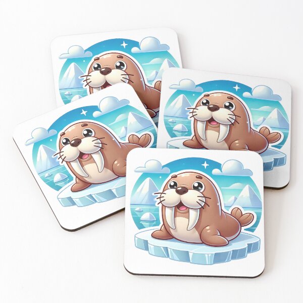 Item preview, Adorable Walrus with Arctic Charm designed and sold by shrolts.