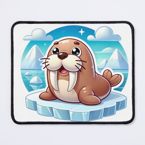 Item preview, Adorable Walrus with Arctic Charm designed and sold by shrolts.
