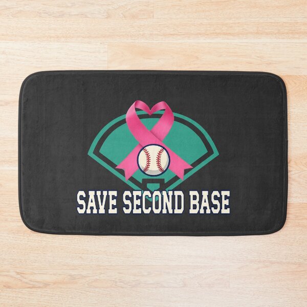 Item preview, Save second Base Baseball Player Breast Cancer Awareness  designed and sold by Colorfulman.